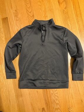 Kids Quarter-Zip Sweatshirt - Black